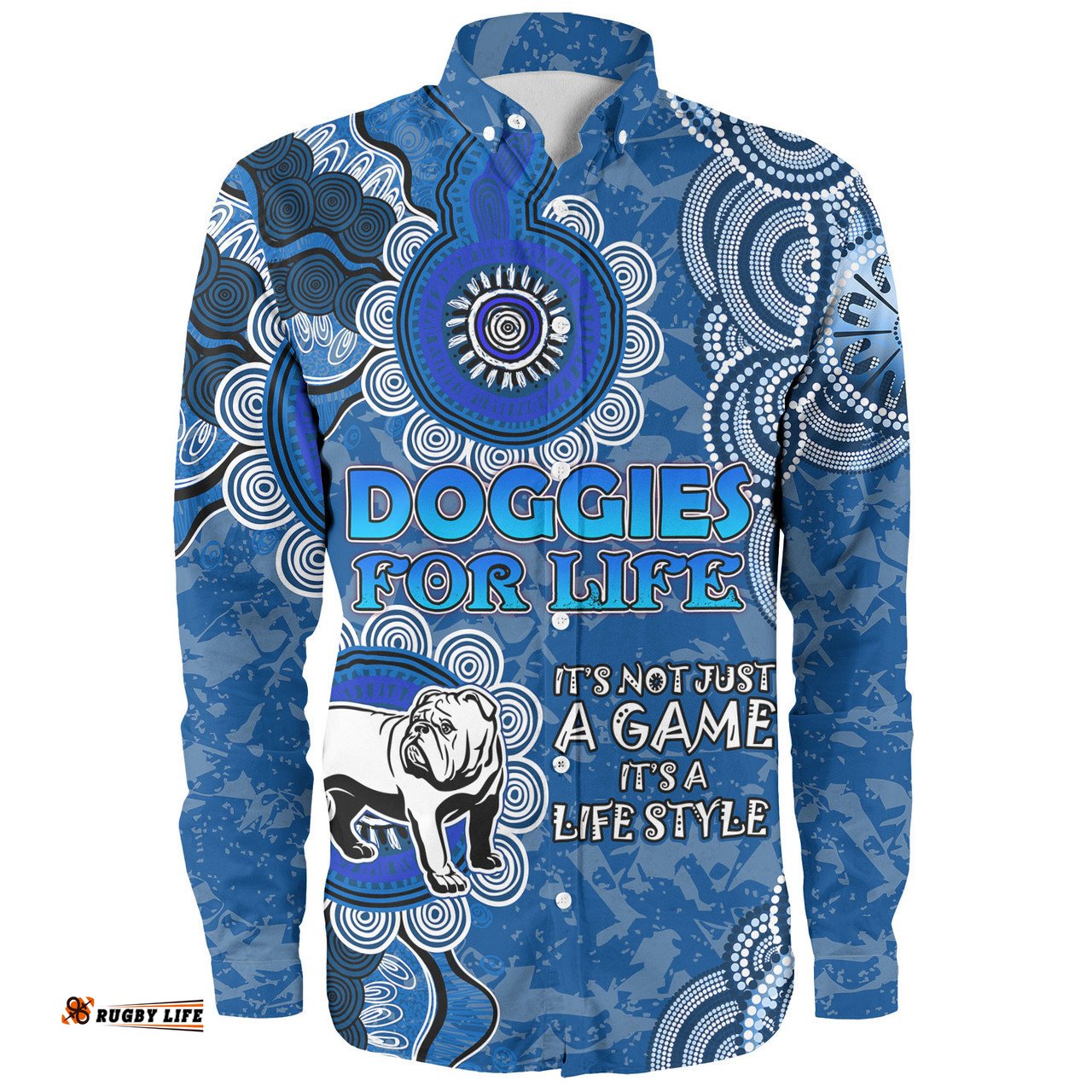 Amazing Aussie Canterbury Bankstown Bulldogs Custom I'm Witth the Doggies this year Shirt Long Sleeve Shirt