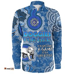 Amazing Aussie Canterbury Bankstown Bulldogs Custom I'm Witth the Doggies this year Shirt Long Sleeve Shirt