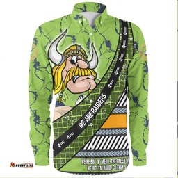 Amazing Aussie Canberra Raiders Theme Song For Rugby With Sporty Style Long Sleeve Shirt