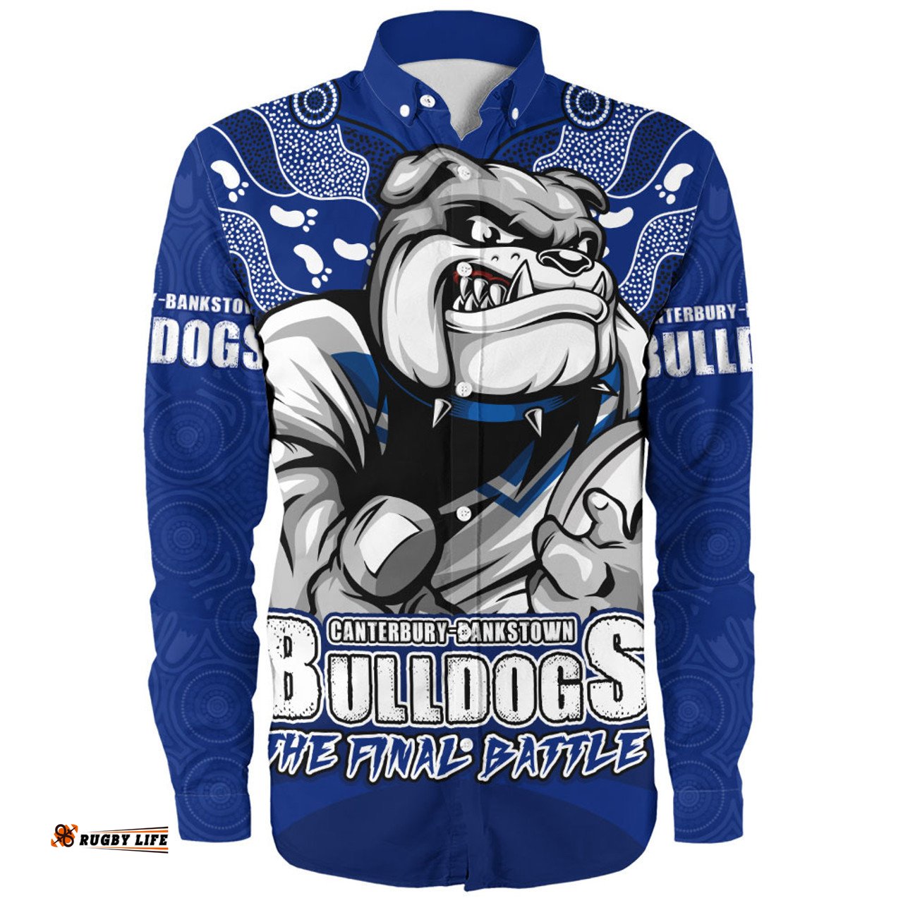 Amazing Aussie Canterbury Bankstown Bulldogs Final Clash Battle Edition Long Sleeve Shirt