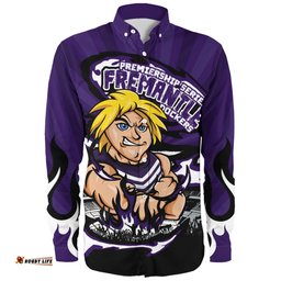 Amazing Aussie Fremantle Premiership Series Flame Edition Long Sleeve Shirt