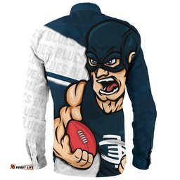 Amazing Aussie Carlton Defend The Pride Long Sleeve Shirt