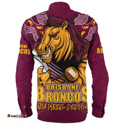 Amazing Aussie Brisbane Broncos Final Clash Battle Edition Long Sleeve Shirt