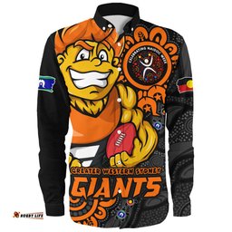 Amazing Aussie GWS GIANTS Power Through Generations NAIDOC Edition Long Sleeve Shirt