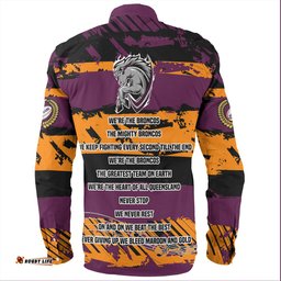 Amazing Aussie Brisbane Broncos Theme Song Inspired Long Sleeve Shirt