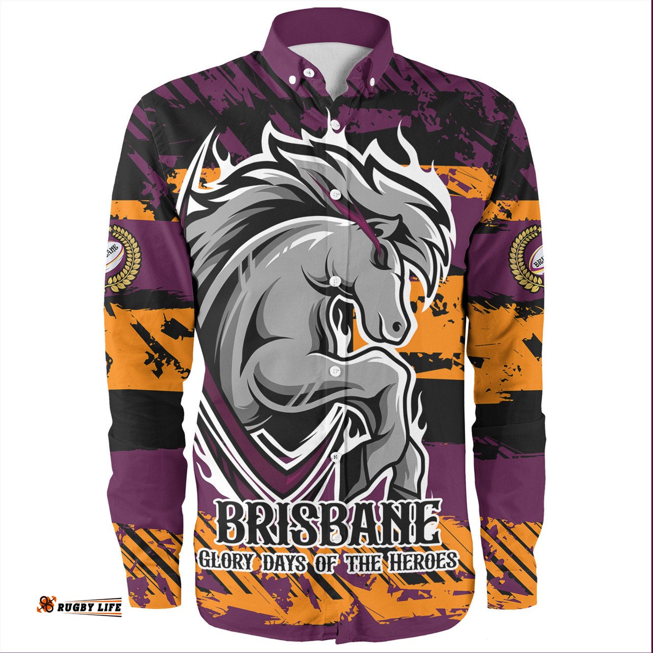Amazing Aussie Brisbane Broncos Theme Song Inspired Long Sleeve Shirt