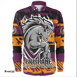 Amazing Aussie Brisbane Broncos Theme Song Inspired Long Sleeve Shirt