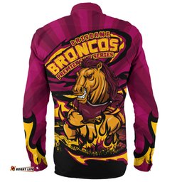 Amazing Aussie Brisbane Broncos Premiership Series Sports Gear Long Sleeve Shirt