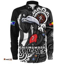 Amazing Aussie Collingwood Power Through Generations NAIDOC Edition Long Sleeve Shirt
