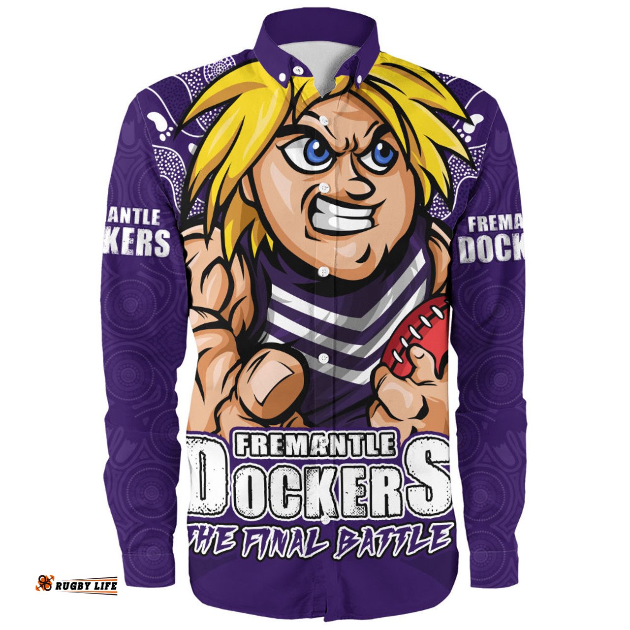 Amazing Aussie Fremantle Final Clash Battle Edition Long Sleeve Shirt