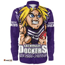 Amazing Aussie Fremantle Final Clash Battle Edition Long Sleeve Shirt