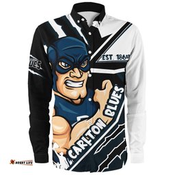 Amazing Aussie Carlton Battlefield Glory Gear Long Sleeve Shirt