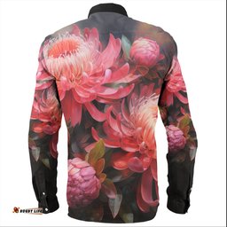 Amazing Aussie Australia Waratahs Waratah Oil Painting Abstract Ver1s Long Sleeve Shirt