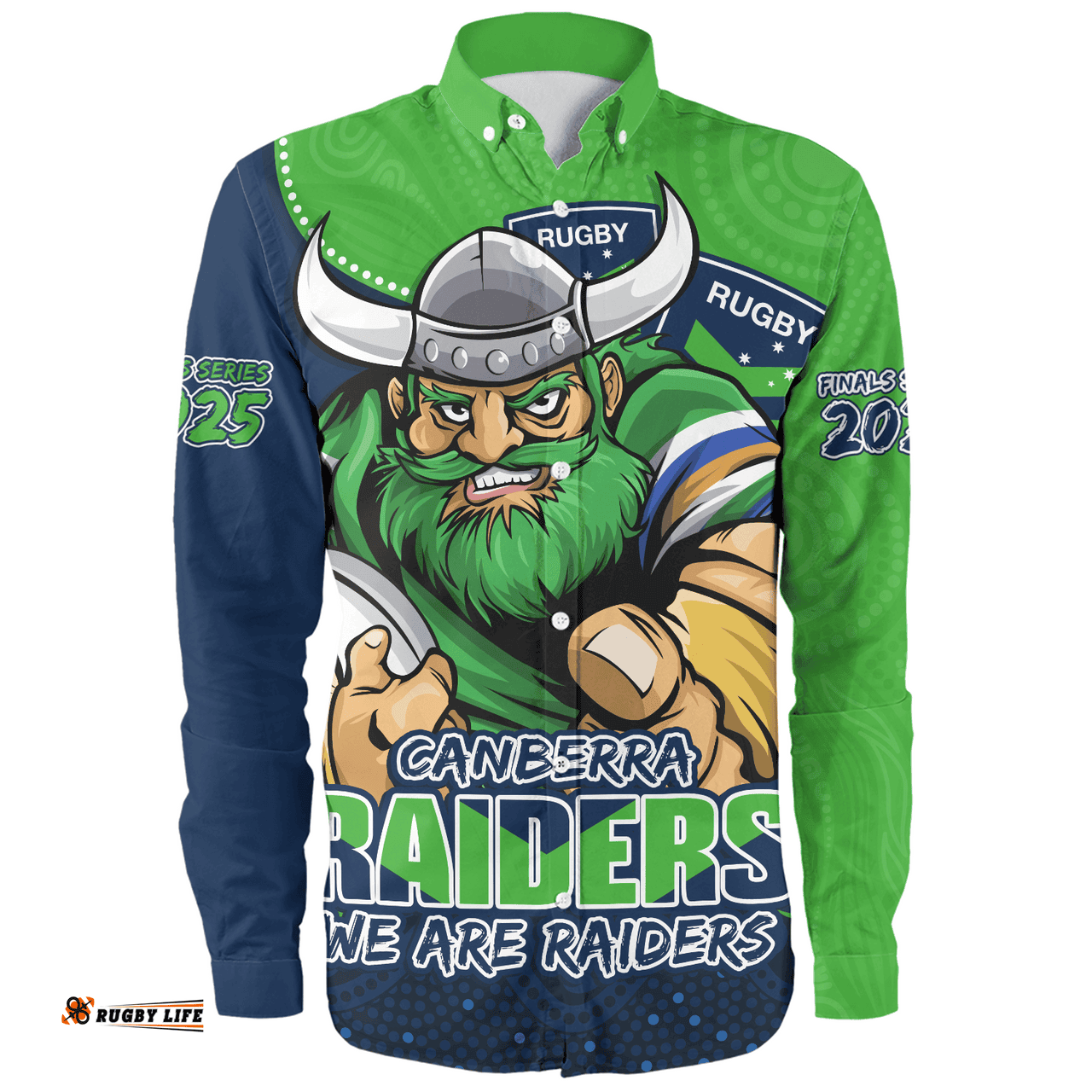 Amazing Aussie Canberra Raiders Battle For Glory Rugby Finals Edition Long Sleeve Shirt