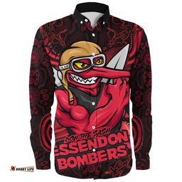 Amazing Aussie Essendon Spirit Warriors Of The Game Long Sleeve Shirt