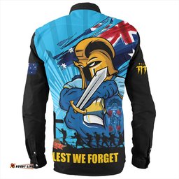 Amazing Aussie Gold Coast Titans Fearless ANZAC Defender Long Sleeve Shirt