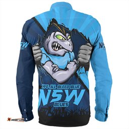 Amazing Aussie New South Wales Blues Origin Battleground Blues Unleashed Long Sleeve Shirt