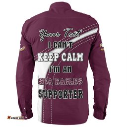 Amazing Aussie Manly Warringah Sea Eagles Custom Team Of Us Die Hard Fan Supporters Long Sleeve Shirt