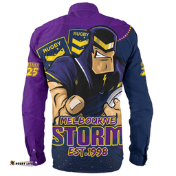 Amazing Aussie Melbourne Storm Battle For Glory Rugby Finals Edition Long Sleeve Shirt