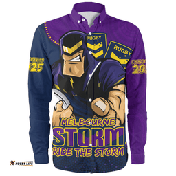 Amazing Aussie Melbourne Storm Battle For Glory Rugby Finals Edition Long Sleeve Shirt