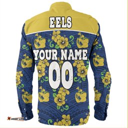 Amazing Aussie Parramatta Eels Custom Parramatta Eels With Maori Patterns Long Sleeve Shirt