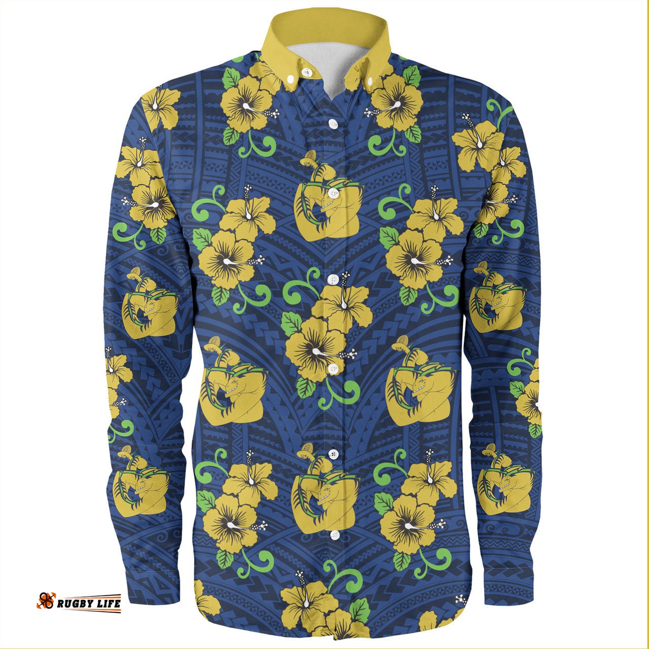Amazing Aussie Parramatta Eels Custom Parramatta Eels With Maori Patterns Long Sleeve Shirt