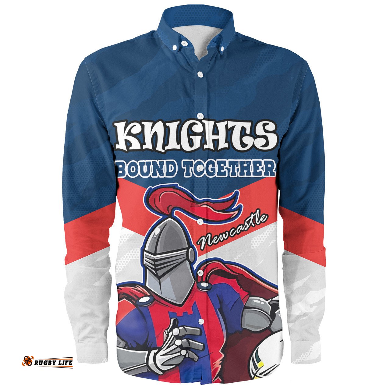 Amazing Aussie Newcastle Knights Custom Knights Supporter Long Sleeve Shirt