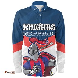 Amazing Aussie Newcastle Knights Custom Knights Supporter Long Sleeve Shirt