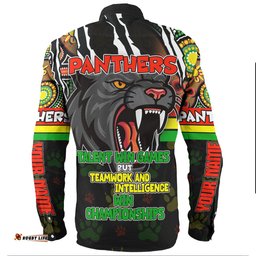 Amazing Aussie Penrith Panthers Custom Talent Win Games But Teamwork And Intelligence Win Championships With Aboriginal Style Long Sleeve Shirt