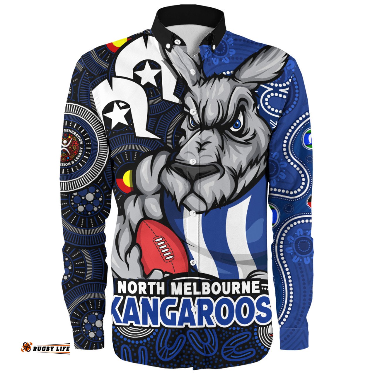 Amazing Aussie North Melbourne NAIDOC Spirit Of Country Long Sleeve Shirt