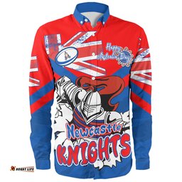 Amazing Aussie Newcastle Knights Happy Australia Day We Are One And Free Long Sleeve Shirt