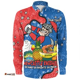 Amazing Aussie Newcastle Knights Custom Australian Big Things Long Sleeve Shirt