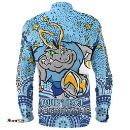Amazing Aussie New South Wales Cockroaches Custom Custom With Aboriginal Inspired Style Of Dot Painting Patterns Long Sleeve Shirt