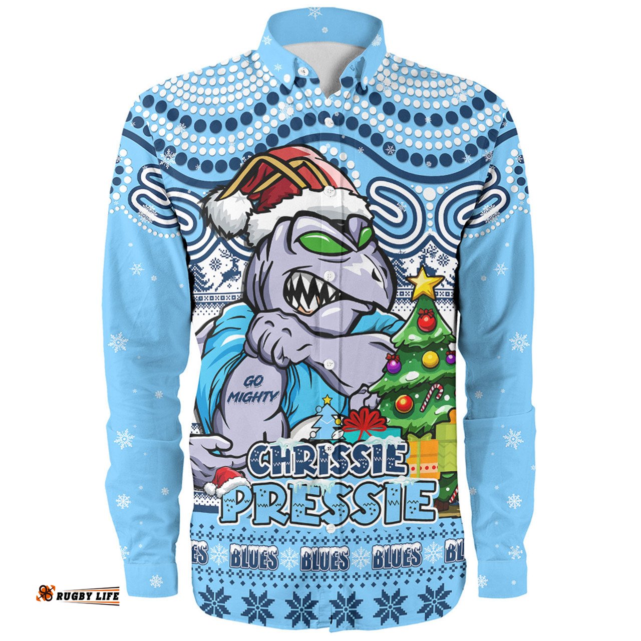 Amazing Aussie New South Wales Blues Aussie Ugly Christmas For Die Hard Fan Supporters Long Sleeve Shirt