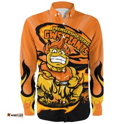 Amazing Aussie GWS GIANTS Premiership Series Flame Edition Long Sleeve Shirt