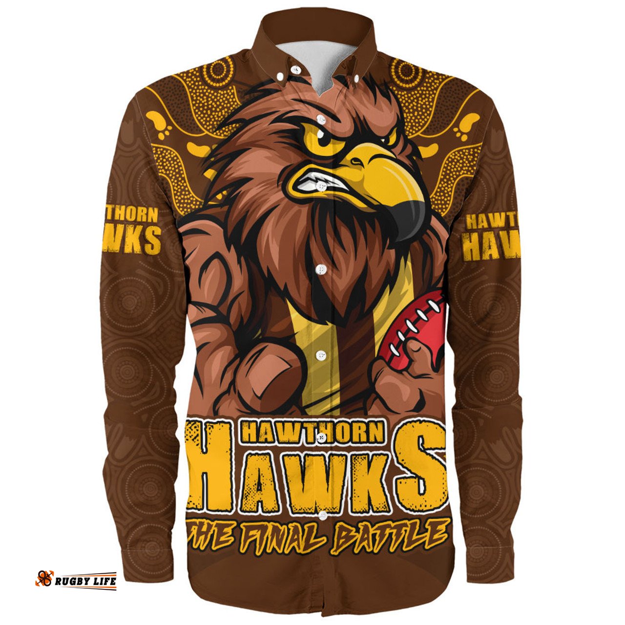 Amazing Aussie Hawthorn Final Clash Battle Edition Long Sleeve Shirt