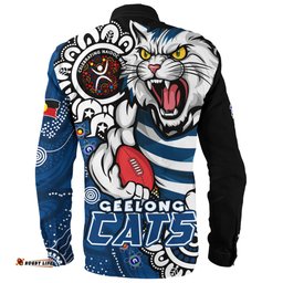 Amazing Aussie Geelong Cats Power Through Generations NAIDOC Edition Long Sleeve Shirt