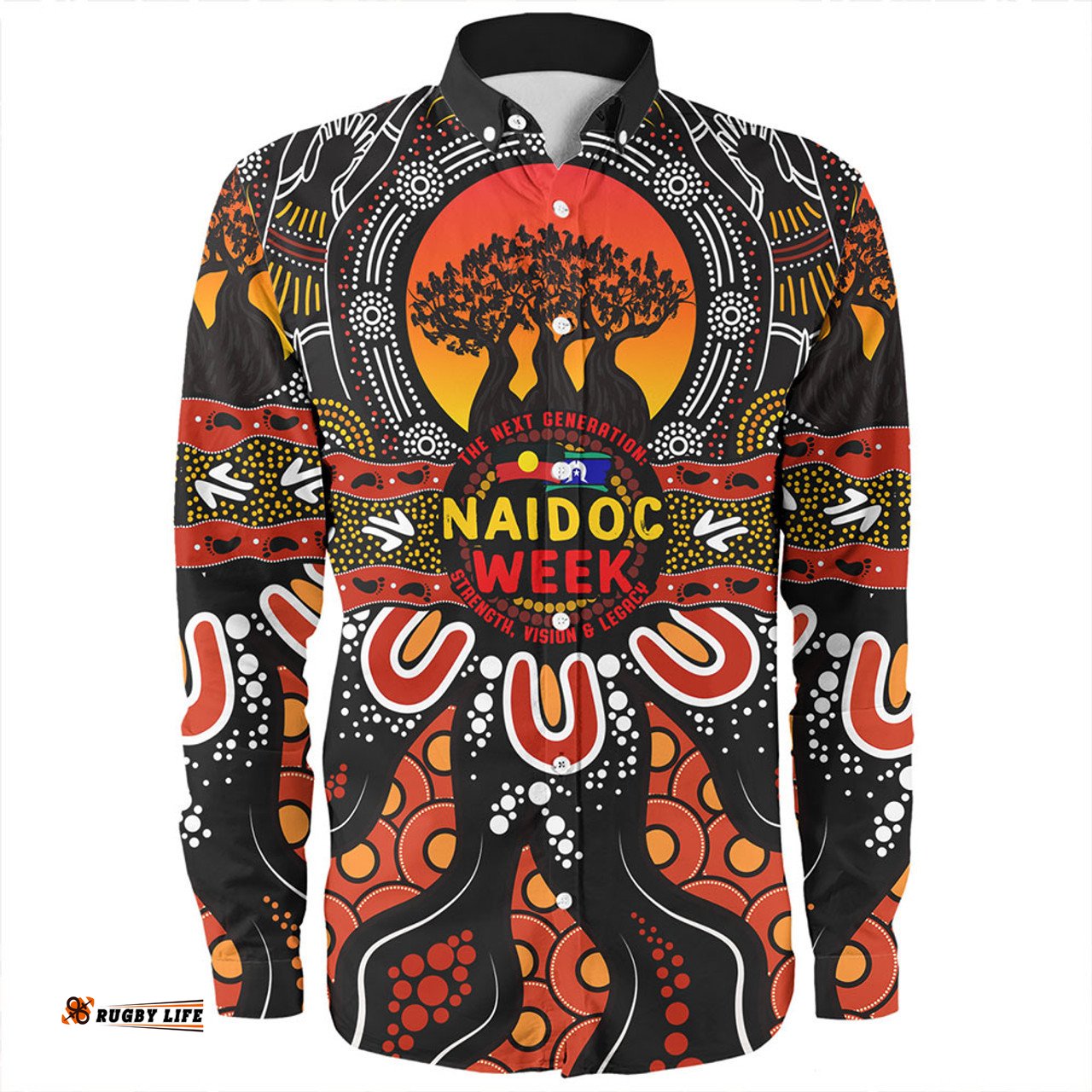 Amazing Aussie Indigenous Australian Aboriginal Naidoc Week Voices Of The Land Long Sleeve Shirt