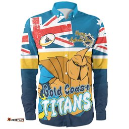 Amazing Aussie Gold Coast Titans Happy Australia Day We Are One And Free Long Sleeve Shirt