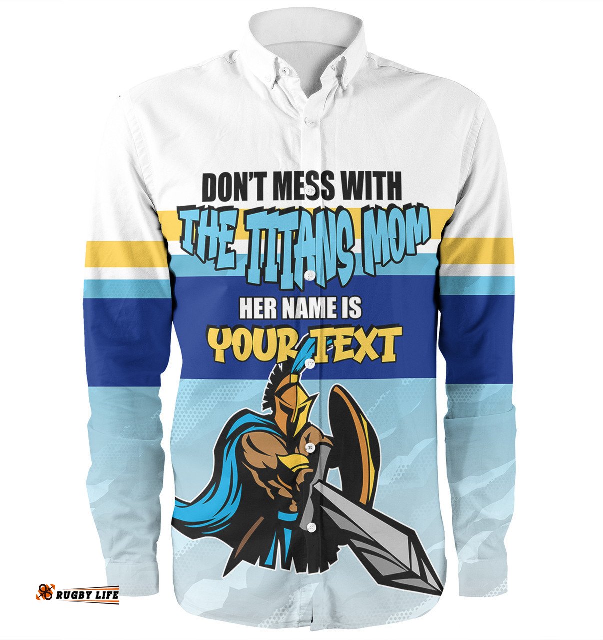 Amazing Aussie Gold Coast Titans Mother's Day Screaming Mom and Crazy Fan Long Sleeve Shirt