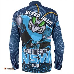 Amazing Aussie New South Wales Blues State Crusher NSW Blues Long Sleeve Shirt