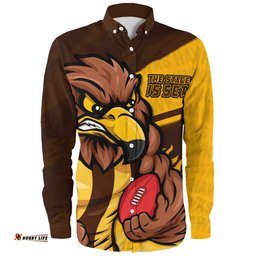 Amazing Aussie Hawthorn Defend The Pride Long Sleeve Shirt