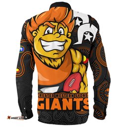 Amazing Aussie GWS GIANTS NAIDOC Spirit Of Country Long Sleeve Shirt
