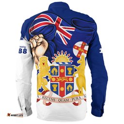 Amazing Aussie New South Wales Power Pride And Heritage Crest Long Sleeve Shirt