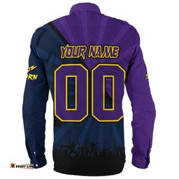 Amazing Aussie Melbourne Storm Fearless Soul Series Long Sleeve Shirt