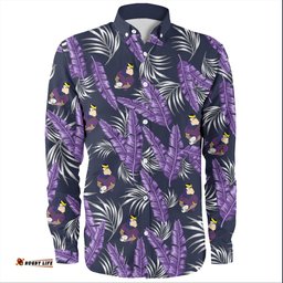 Amazing Aussie Melbourne Storm Custom Tropical Patterns Melbourne Storm Long Sleeve Shirt