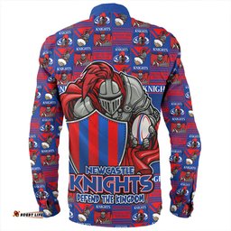 Amazing Aussie Newcastle Knights Champion���s Pride Comic Style Long Sleeve Shirt