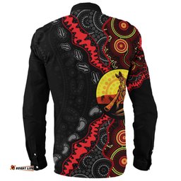 Amazing Aussie Indigenous Australian Aboriginal Didgeridoo Sunset Dreaming Long Sleeve Shirt