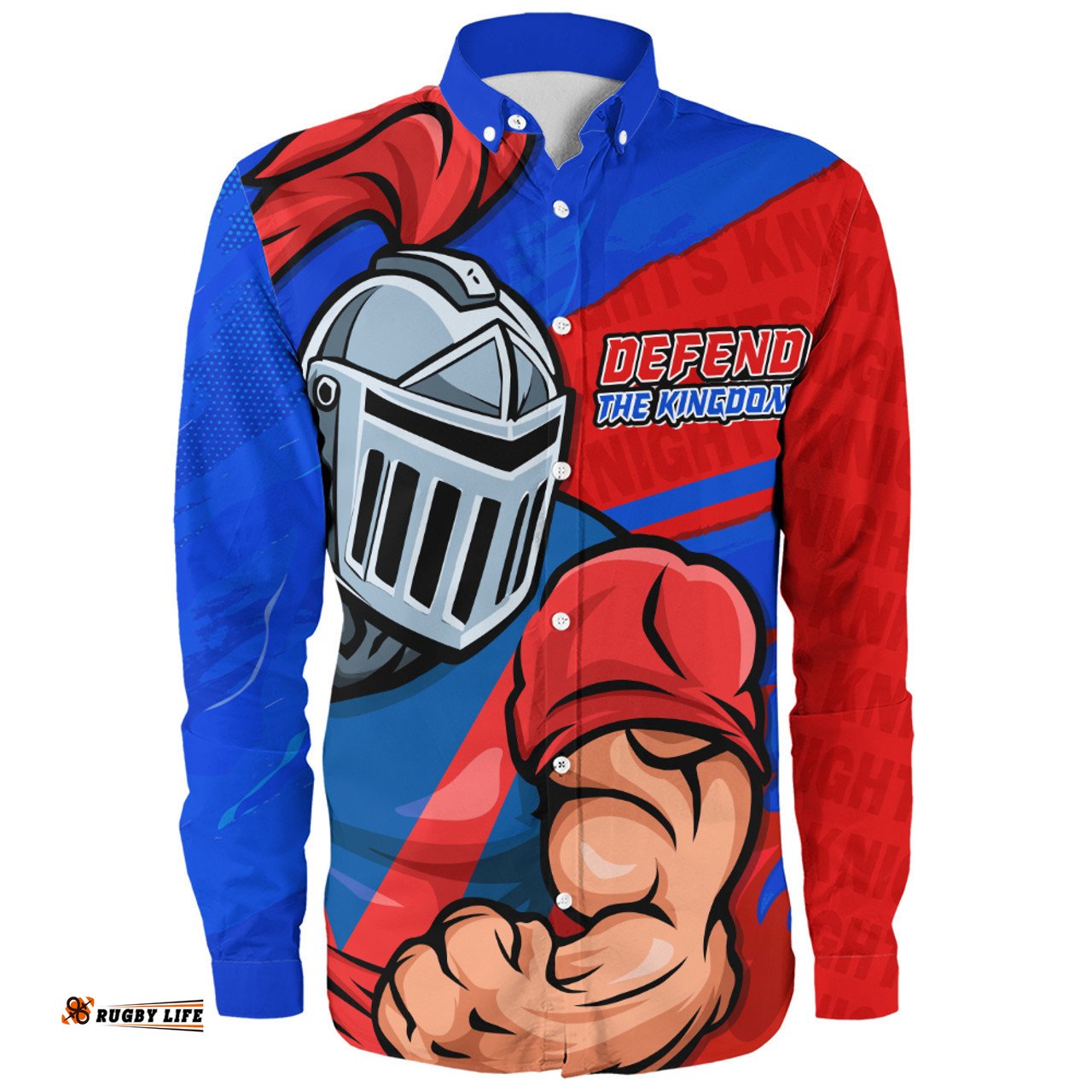 Amazing Aussie Newcastle Knights Defend The Pride Long Sleeve Shirt