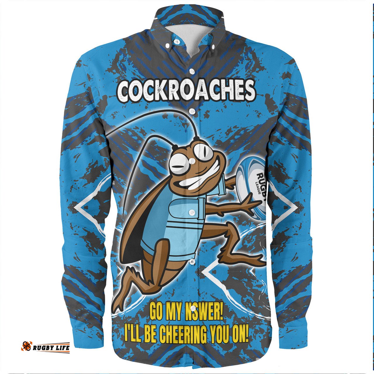 Amazing Aussie Cockroach Sport Custom Go My NSWer Long Sleeve Shirt